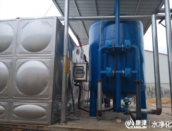 壓力式一體式凈水器，石英砂過濾器 全自動壓力式凈水器